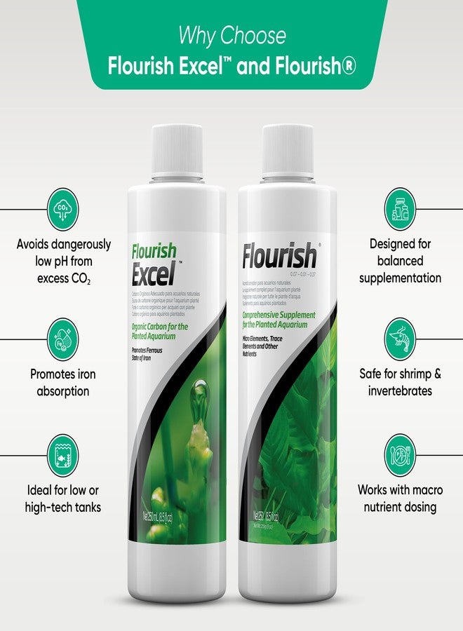 Trinity Treats Flourish Supplement 250ml, Flourish Excel Organic Carbon 250ml including Microfiber Cleaning Cloth(Flourish planted Aquarium Supplement Flourish Excel Organic Carbon for Aquatic Plants) - Image 5